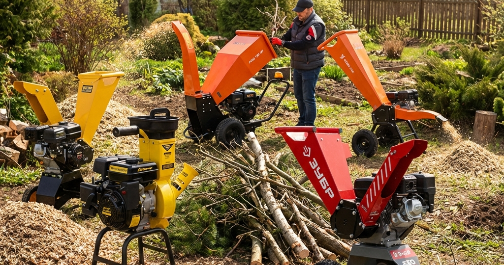 Перемололи 2 куба веток: честный ТОП‑5 бензиновых измельчителей.