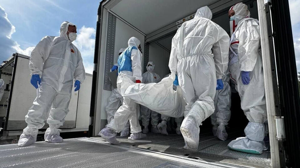     Одесский морг оказался забит трупами боевиков ВСУ РИА Новости/Пресс-служба Владимира Мединского