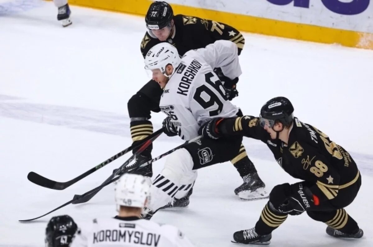    Челябинский ХК «Трактор» обыграл «Адмирала» в гостевом матче КХЛ