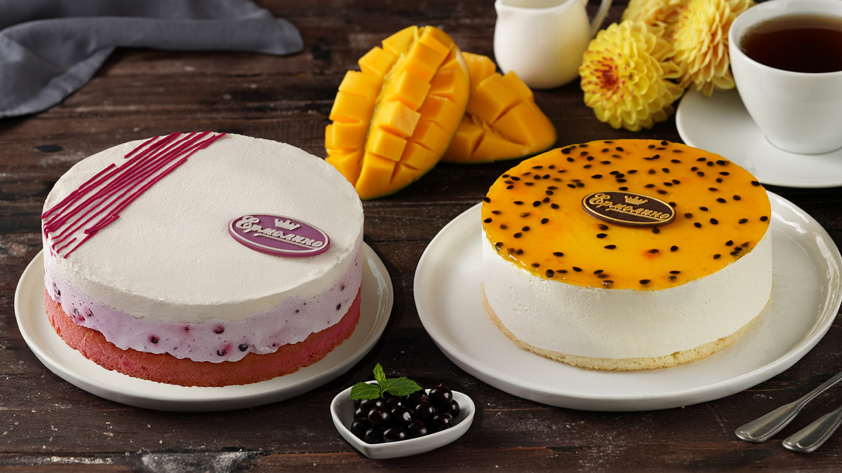 Муссовые торты ТМ «ЕРМОЛИНО»