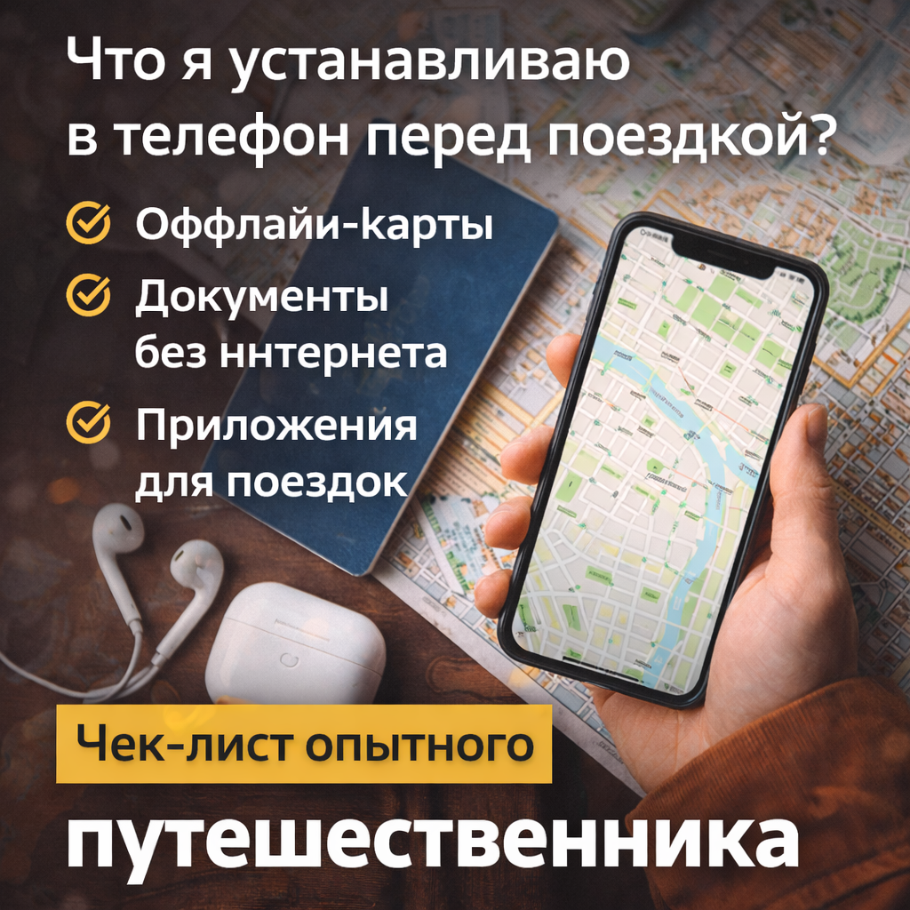 Следы на карте: чек-лист путешественника