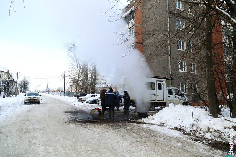 В Северном районе устранят еще один дефект на теплосети