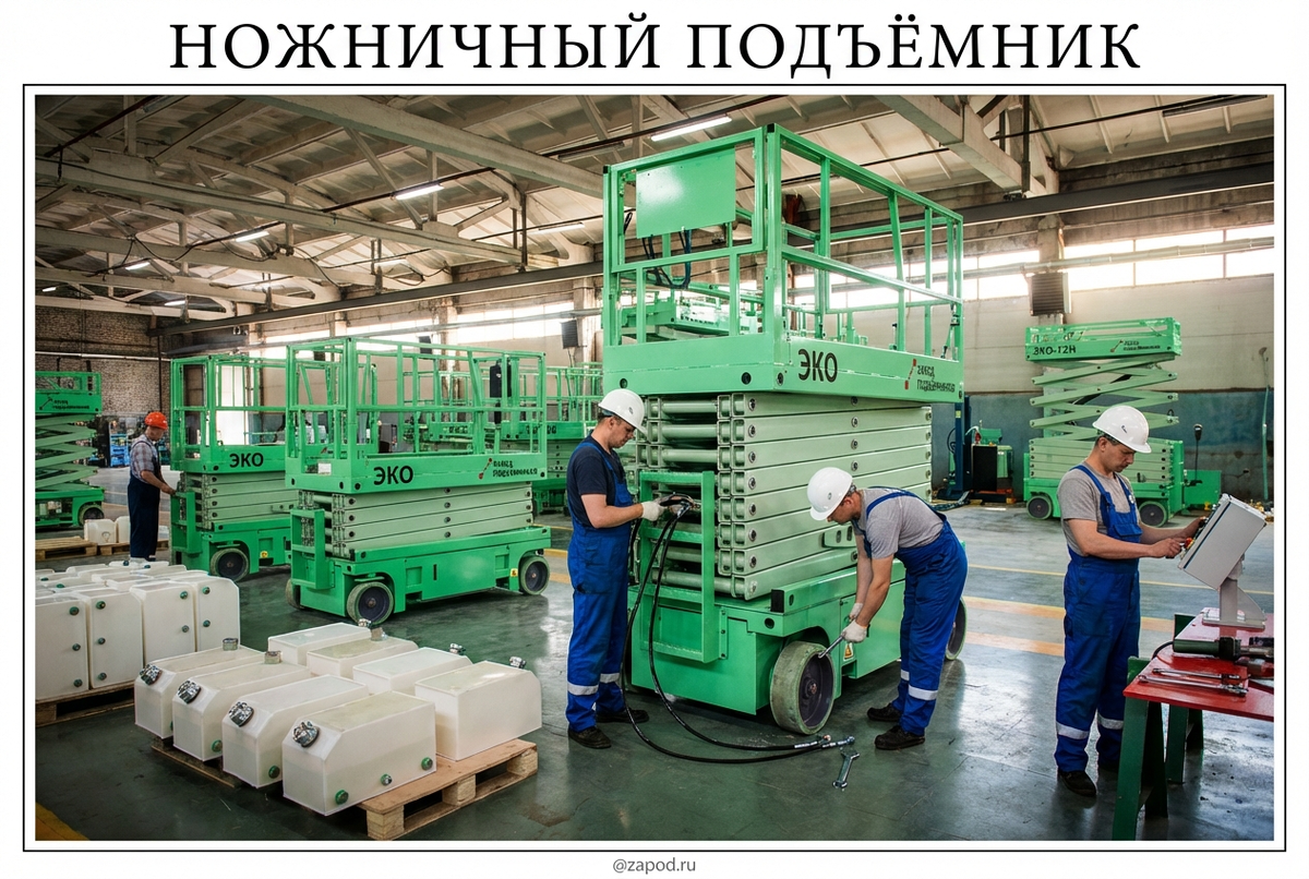 Ножничный подъемник и его окупаемость