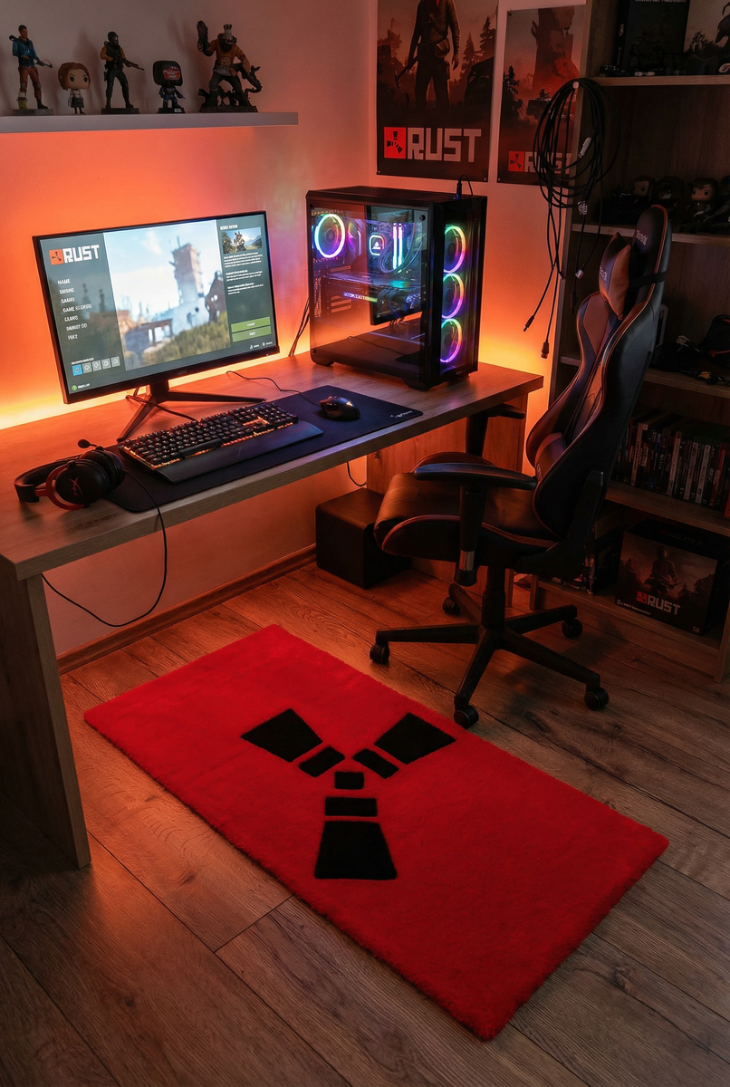 Наш первый большой ковер для геймеров 