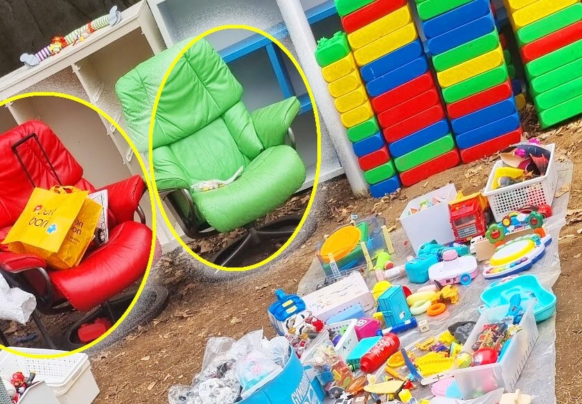    Это те самые два дорогущих кресла ))) Дай Бог, чтобы мы когда-нибудь смогли себе легко позволить такие же )))