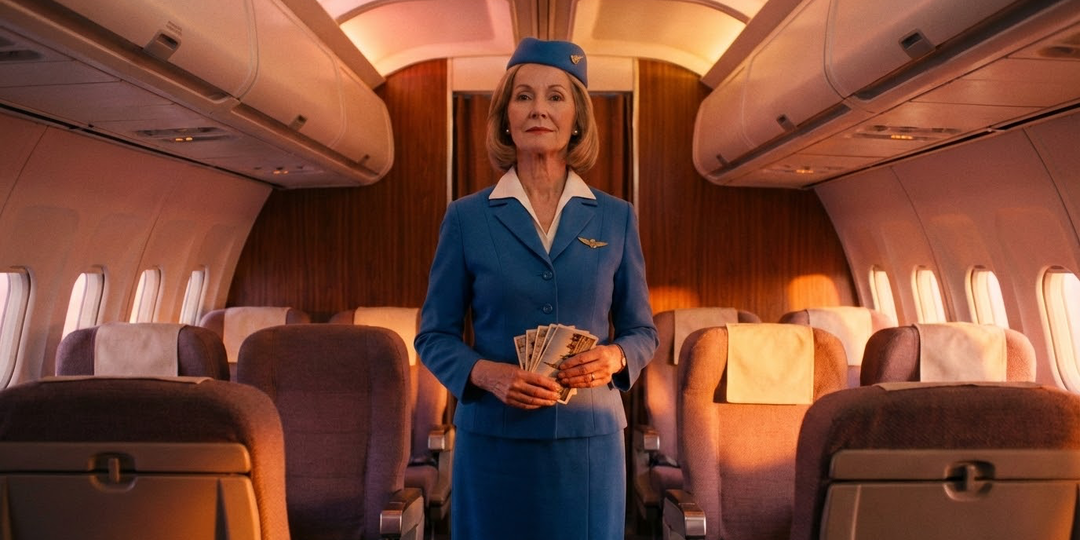 Стюардесса 12 лет раздавала одну открытку пассажирам одного рейса. Раз в год. Один и тот же день. Один и тот же текст