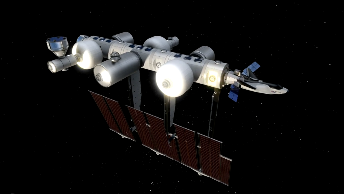 sierraspace.com📷Модель станции Orbital Reef