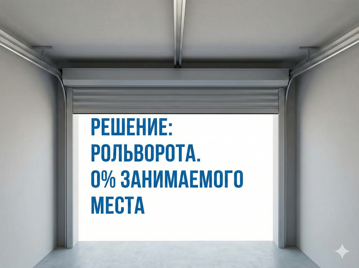 Рольворота. 0% занимаемого места