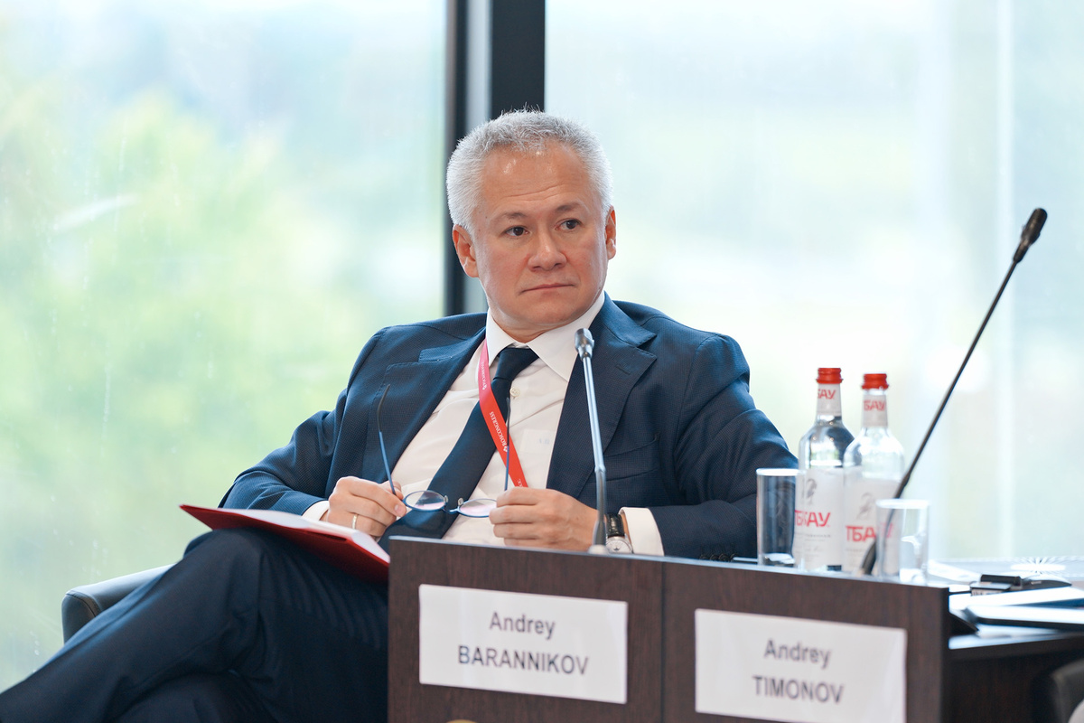    Андрей Баранников на ПМЭФ, 2025 год