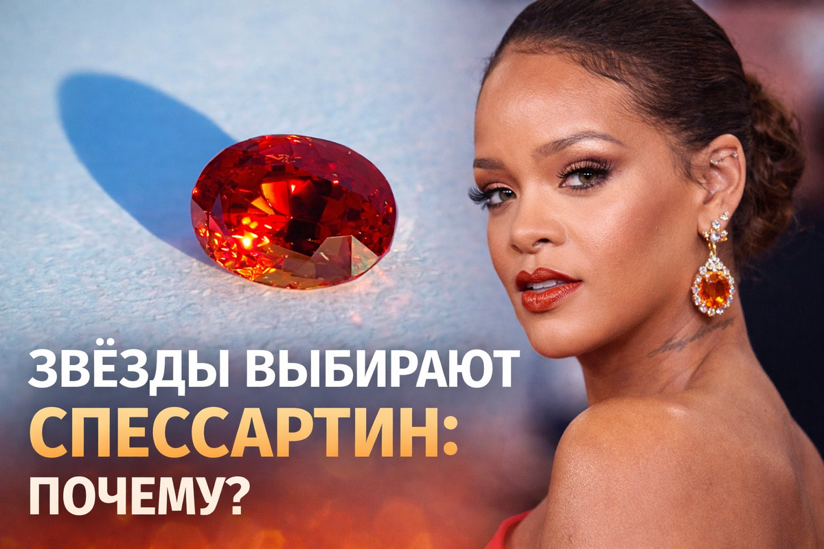 Свободная фантазия на тему спессартины звезд. Создано ИИ