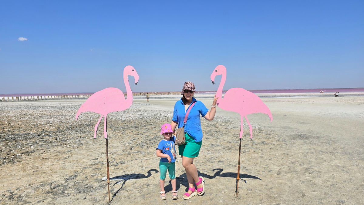 Место для фото на подходе к озеру