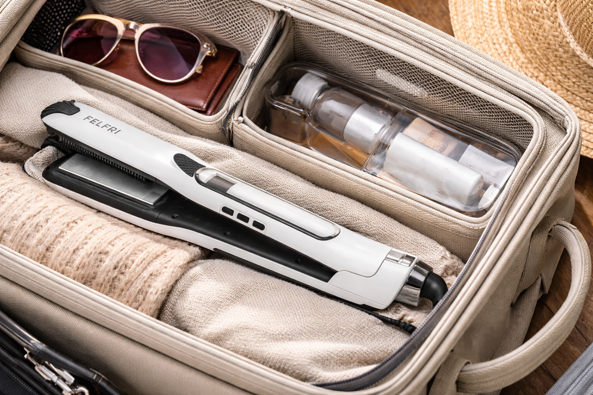 Выпрямитель для волос в ручную кладь