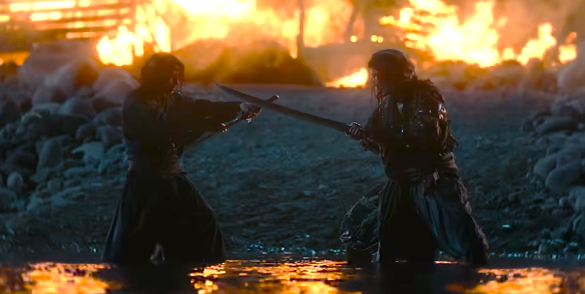 (Кадр из фильма "Икусагами: Последний самурай". Режиссеры: Митихито Фудзии, Кэнто Ямагути, Тору Ямамото.)