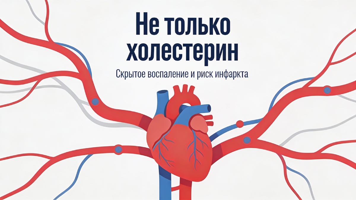 Нормальный холестерин не всегда означает низкий риск: скрытое воспаление тоже влияет на сердце