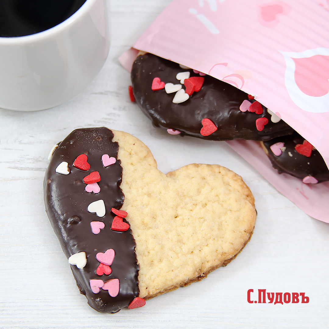 Печенье ко дню влюбленных