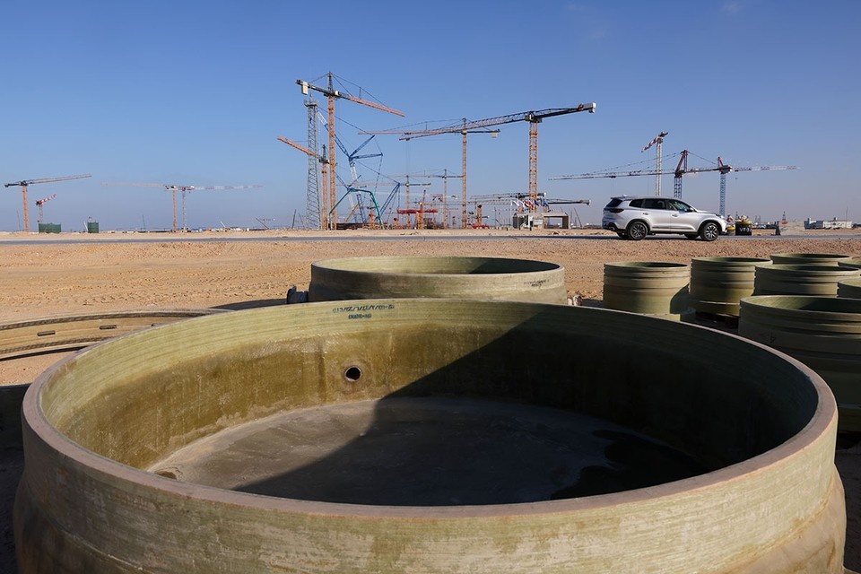    Груз для строящейся с помощью РФ АЭС «Эль-Дабаа» пострадал в Египте. Фото: Александр Рюмин/ТАСС