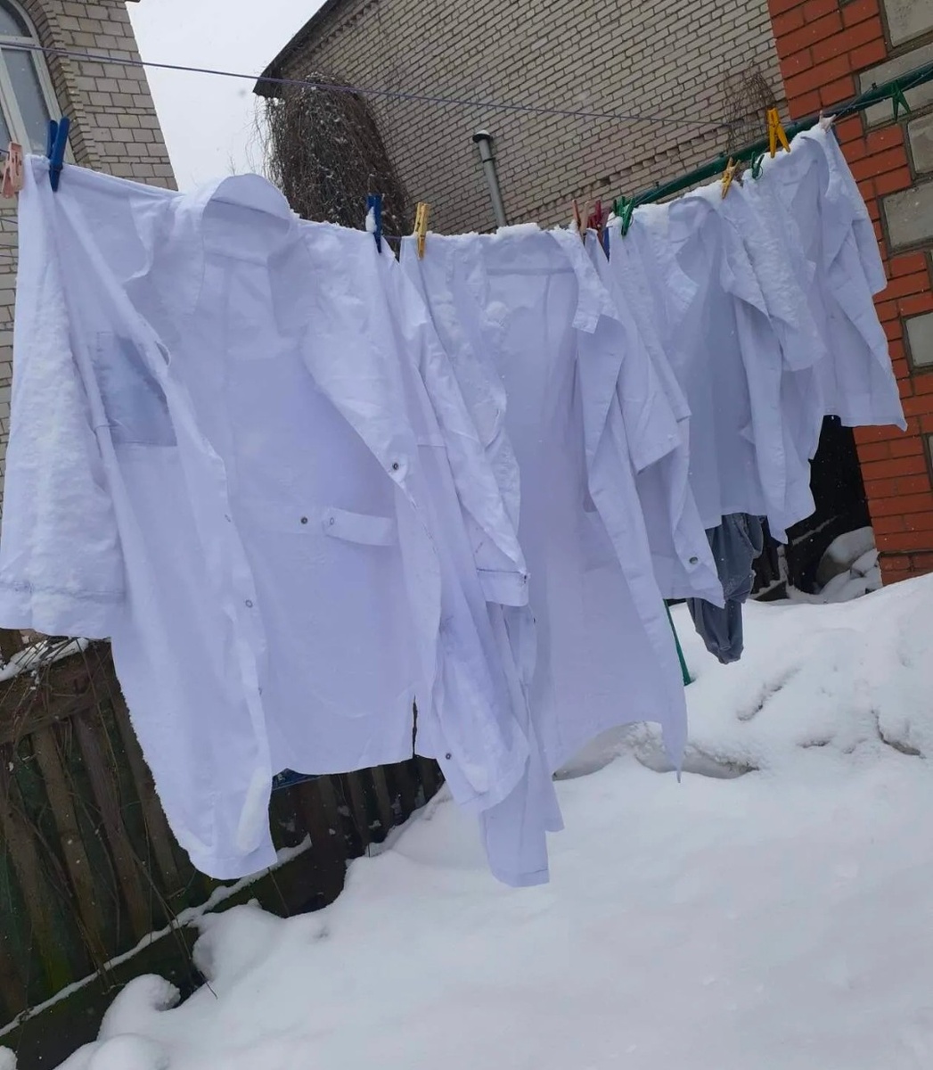 Моя рабочая одежда.Всегда безупречно аккуратная.