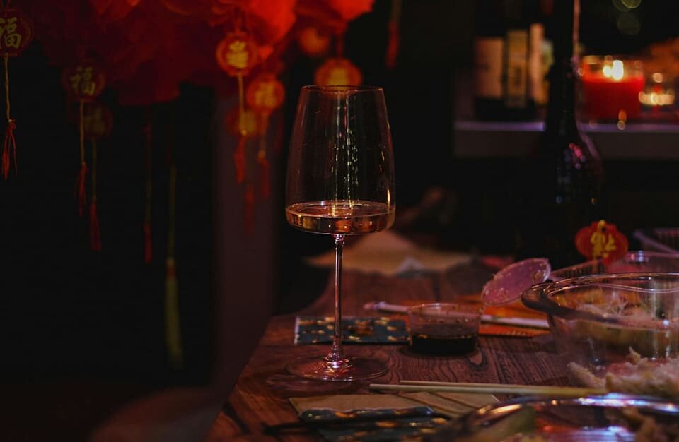 Бокал шампанского