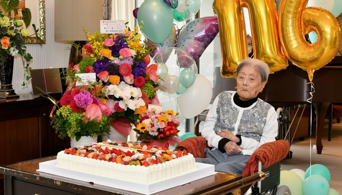 Долгожитель Японии - 116 лет
