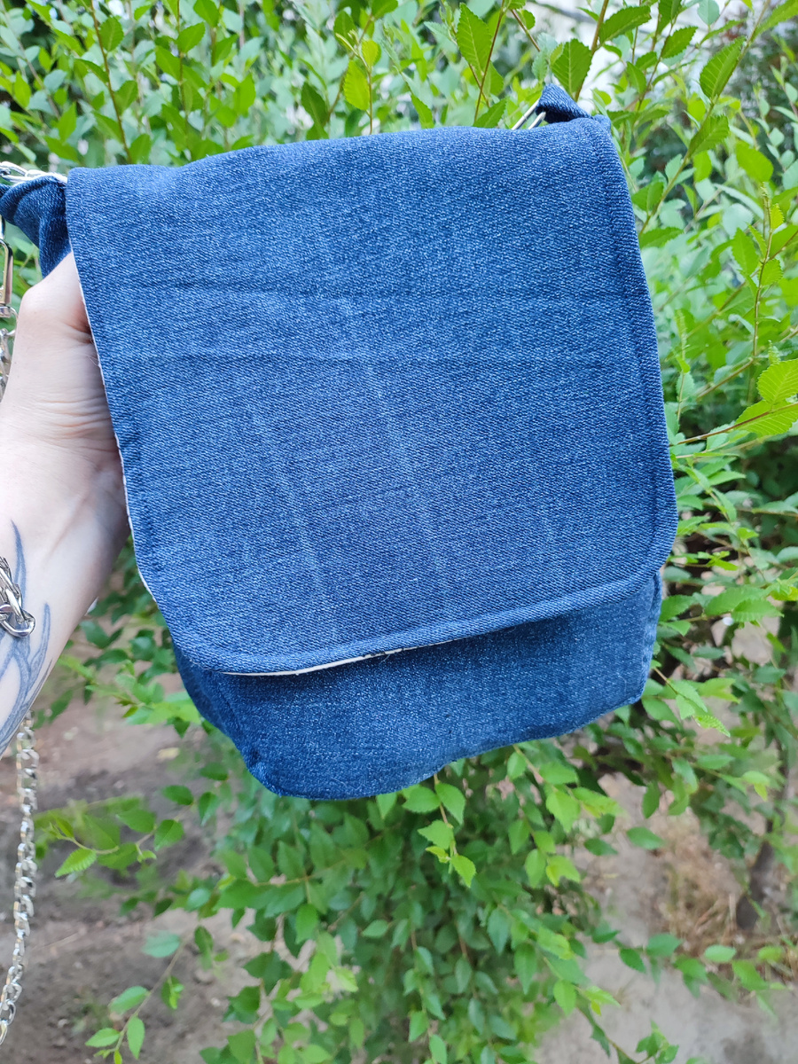 Моя первая сумка из джинс