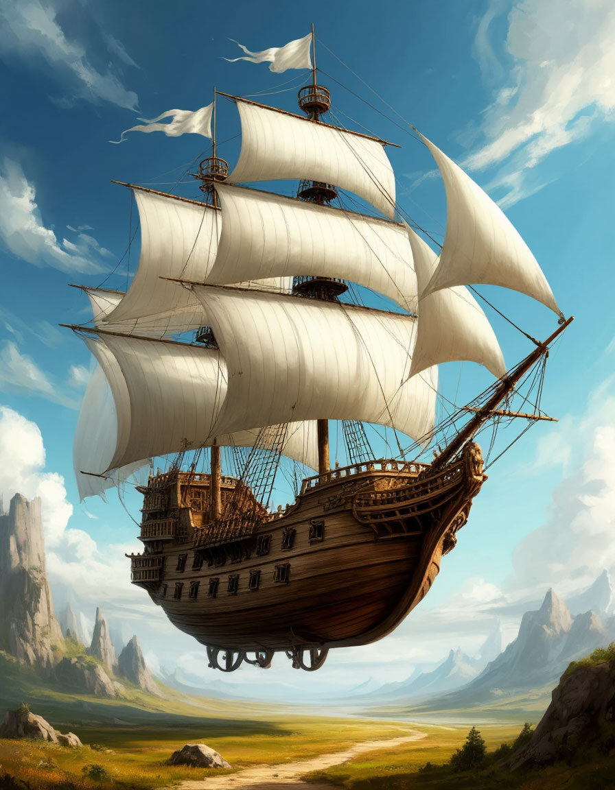 Приключение начинается. Картинка создана ИИ