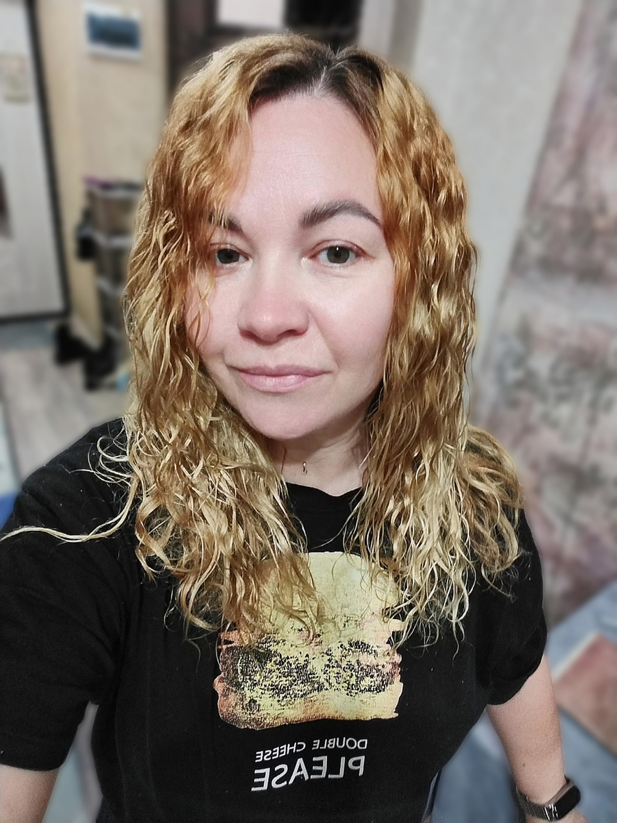 Получились волны, а не кудряшки. 😅