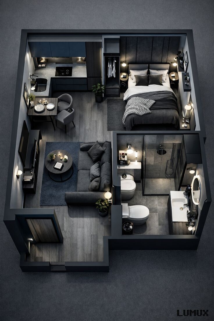 План стен в дизайн проекте