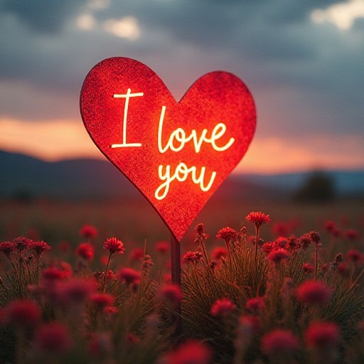 Валентинка в стиле «фото природы»