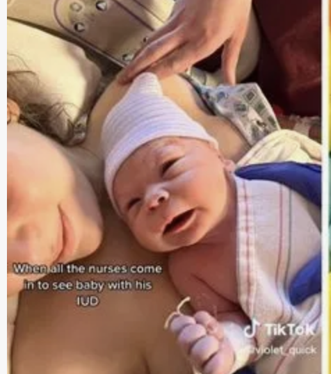 Фото с простор интернета. Данный скрин сопровождл статью о том, что в Бразилии родился ребенок со спиралью в руке