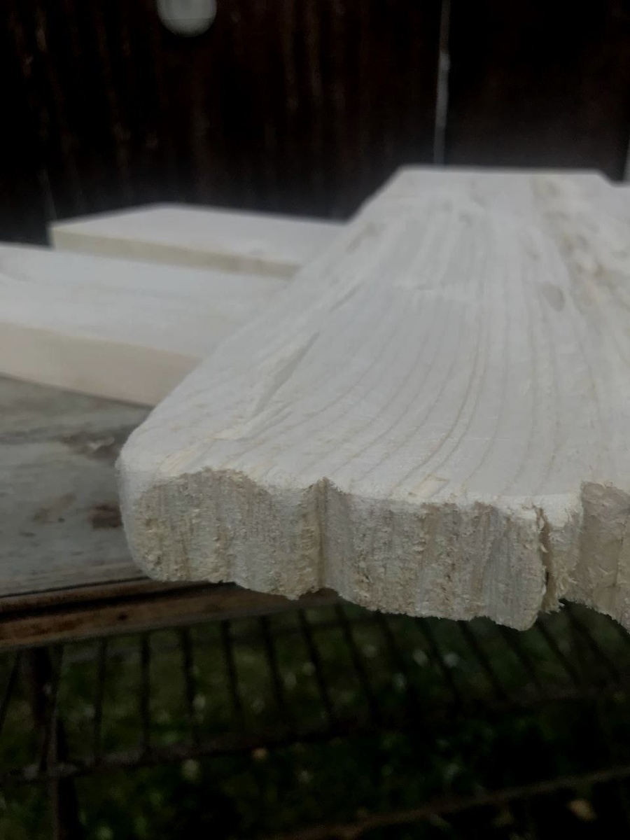 Так я делала рваные края у заготовок лобзиком