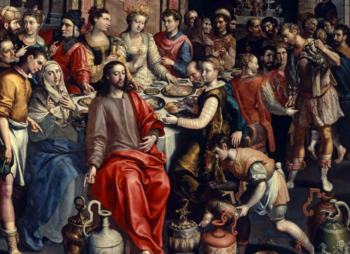 «Женитьба в Кане», Мартен де Вос, 1596–1597 гг. Источник: Викисклад.