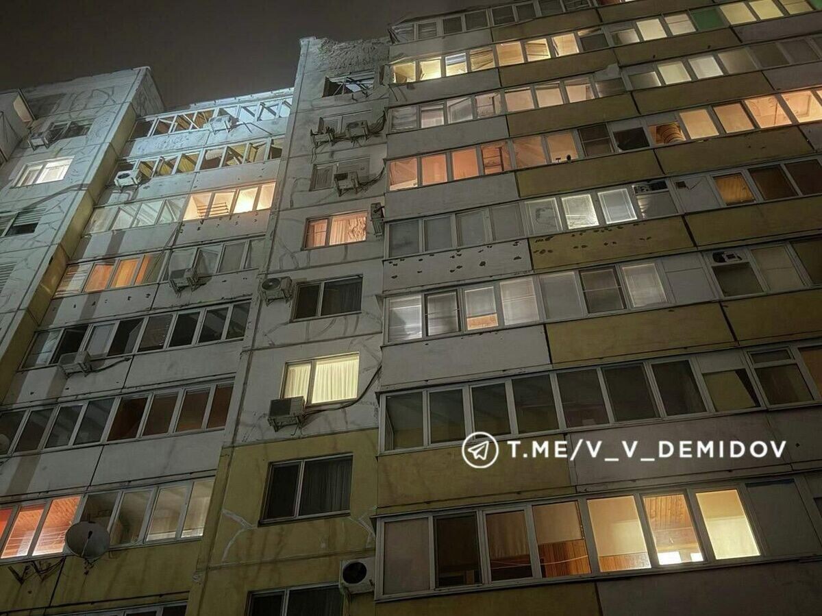    Последствия обстрела Белгорода со стороны ВСУ 13 февраля 2026 | © Фото : пресс-служба мэра Белгорода