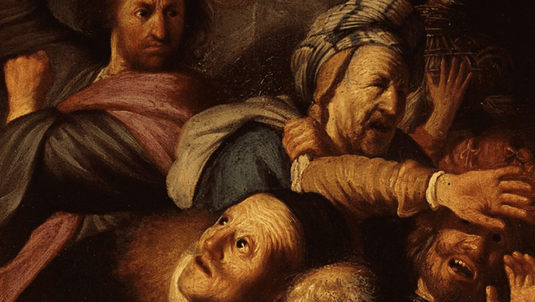 «Изгнание торгующих из храма», 1626 г.