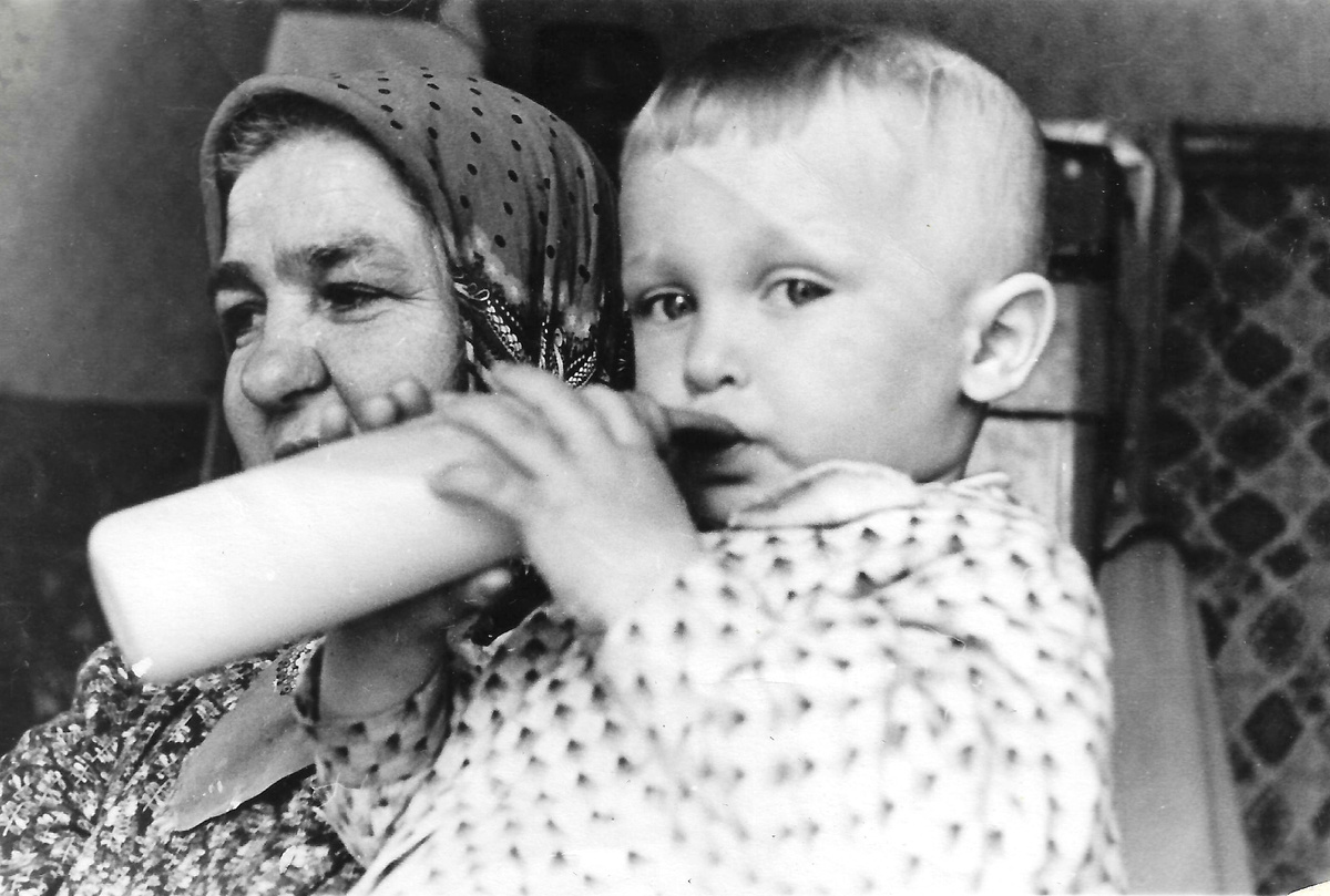 "Сын и теща", 1960 год. Фото: В.Скворцов.