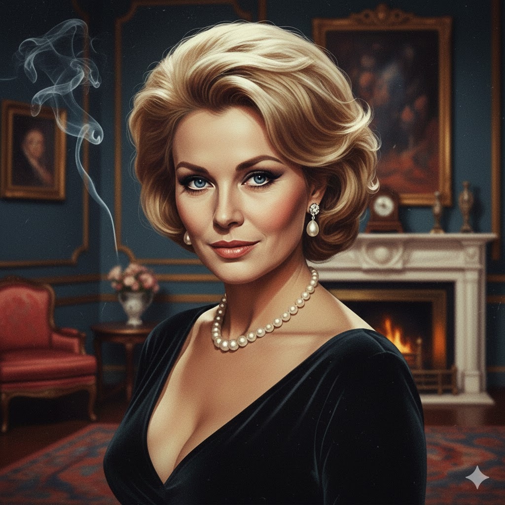 "Облик предательства: Безупречная леди", иллюстрация создана сетью Джемини