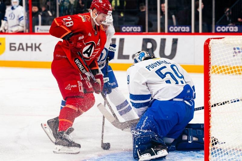    Фото: пресс-служба ХК «Автомобилист»/Момент матча