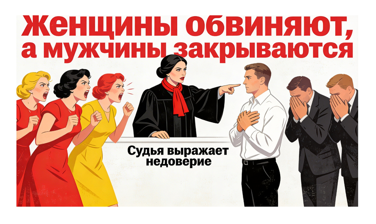 Женщины обвиняют, а мужчины закрываются