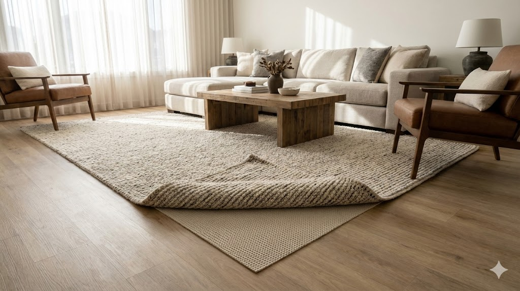 чтобы ковер не скользил