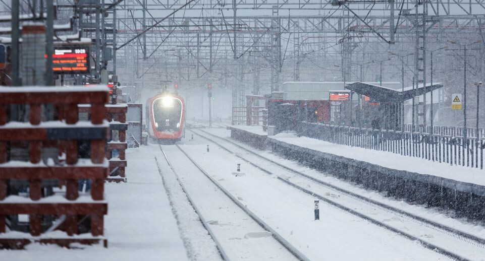    Электричка МЦД в Дмитрове / Медиасток.рф