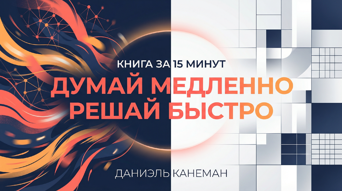 Книга за 15 минут: "Думай медленно, решай быстро" — Даниэль Канеман