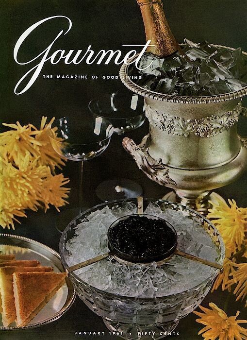 Обложка журнала «Gourmet». 1961