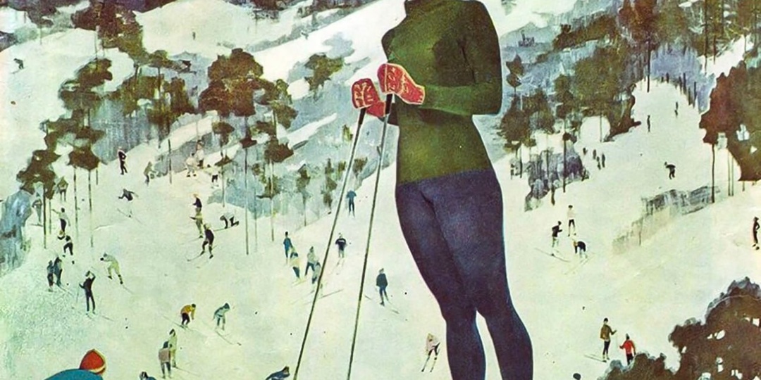 Лыжники на картинах советских художников