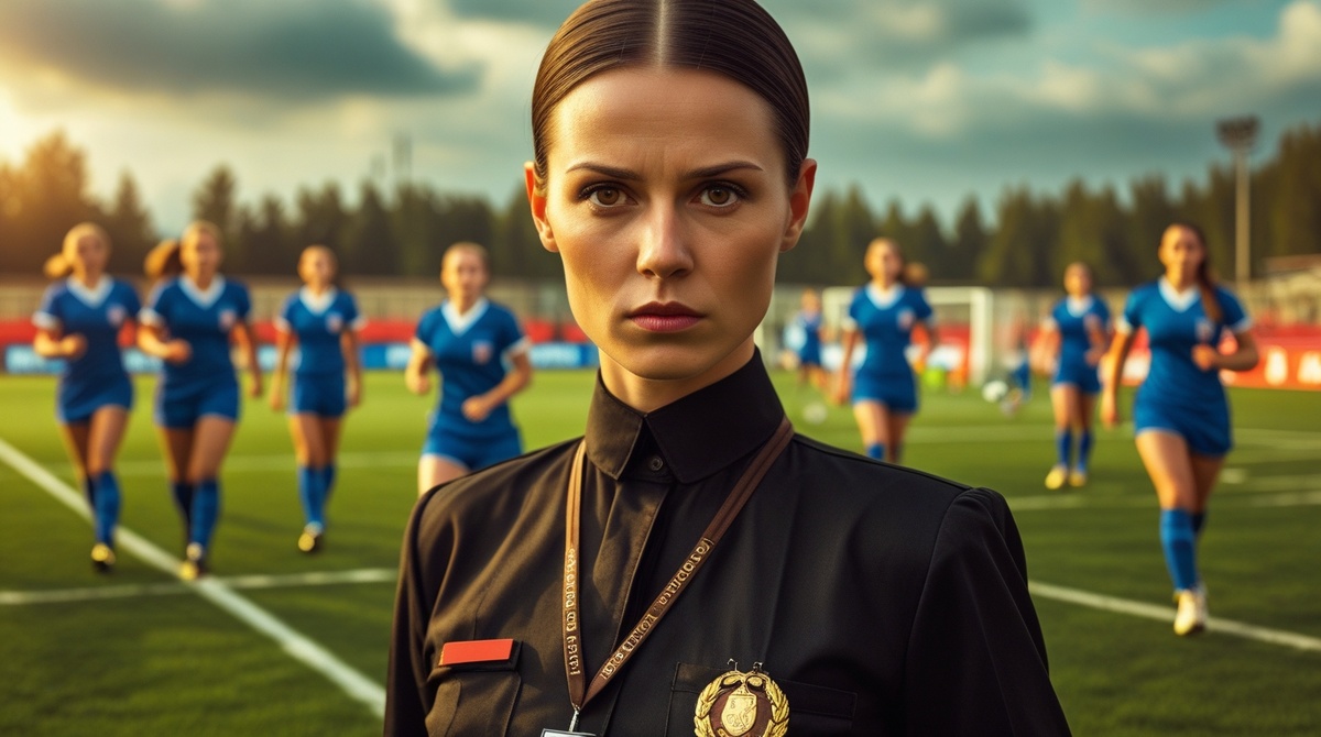 🤖 Иллюстрация обработана нейросетью | ЦЭС ФЕДАТ |  Команда жеского футбола