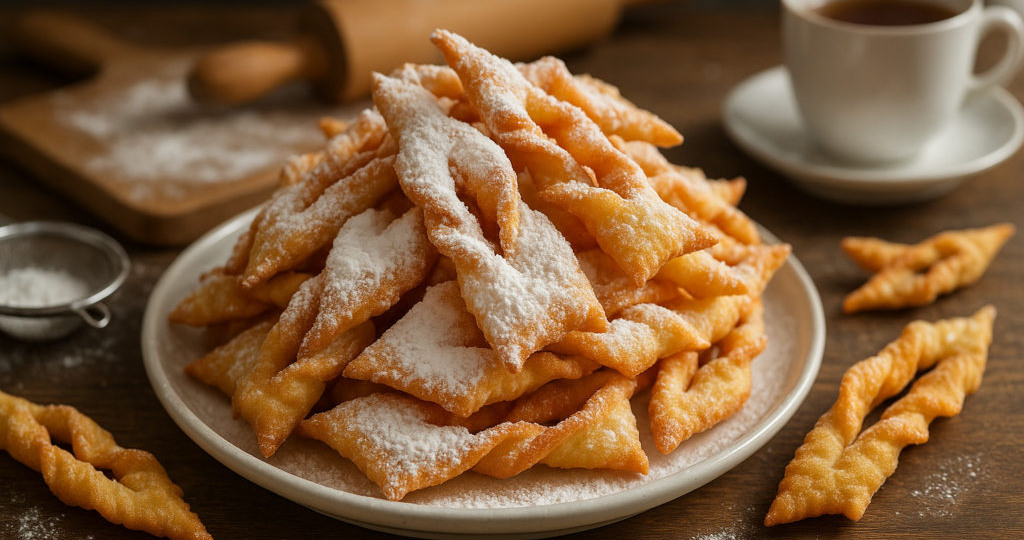 Хворост на водке – готовим хрустящее печенье за полчаса