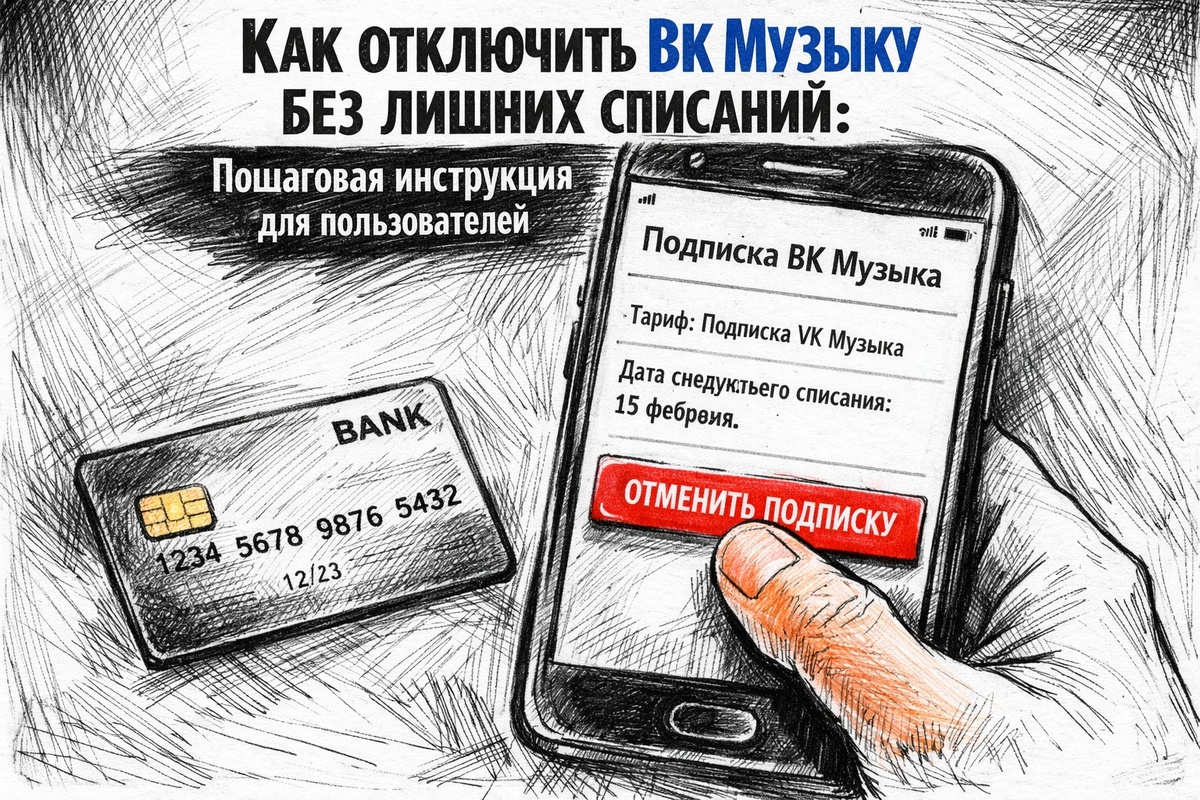 Как отключить ВК Музыку без лишних списаний пошаговая инструкция для пользователей