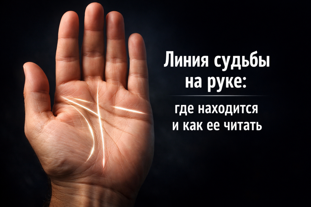    Исследование линии судьбы на ладони admin