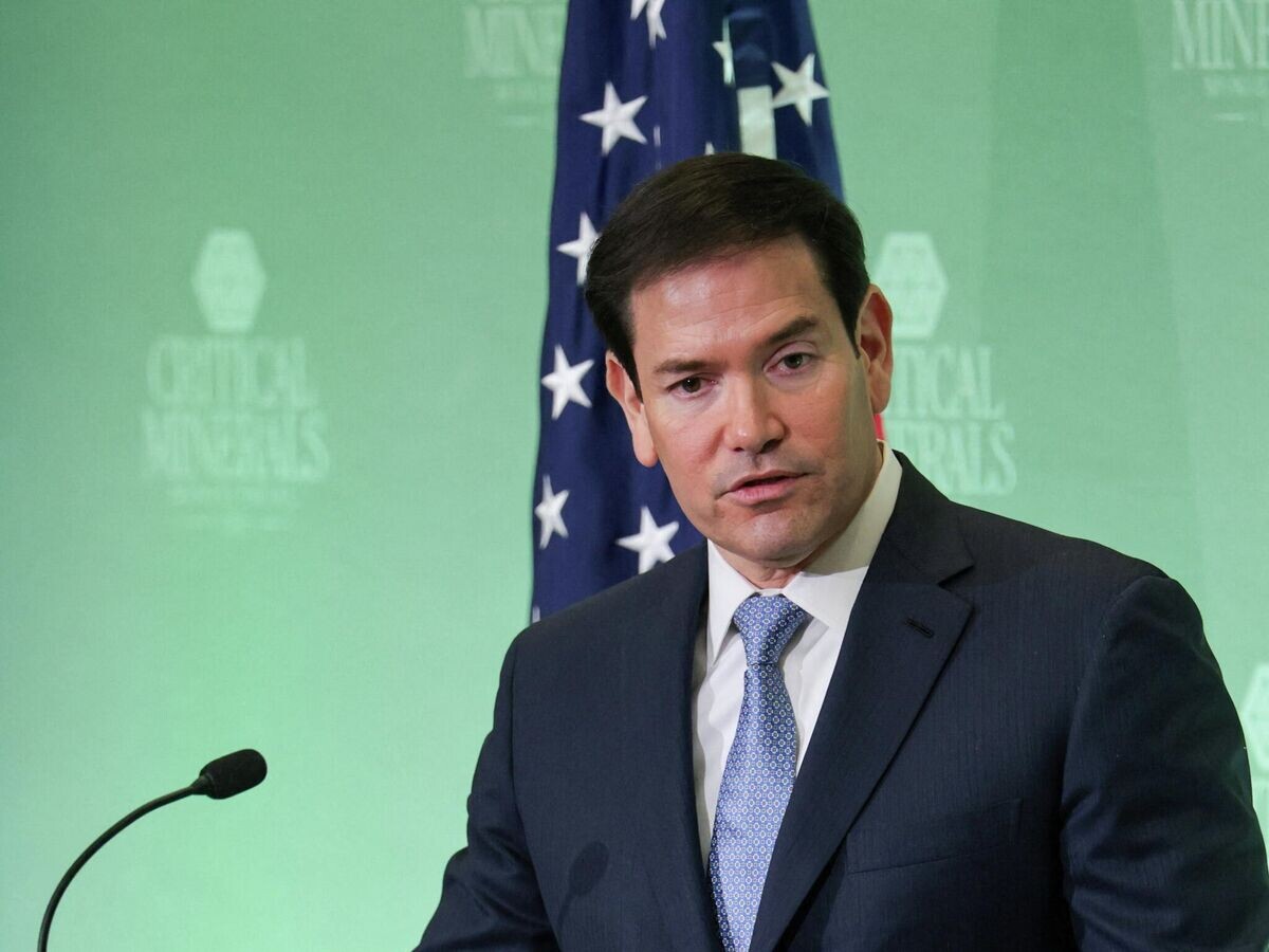    Госсекретарь США Марко Рубио выступает на мероприятии, посвященном критически важным минералам в Государственном департаменте в Вашингтоне | © REUTERS / Jonathan Ernst