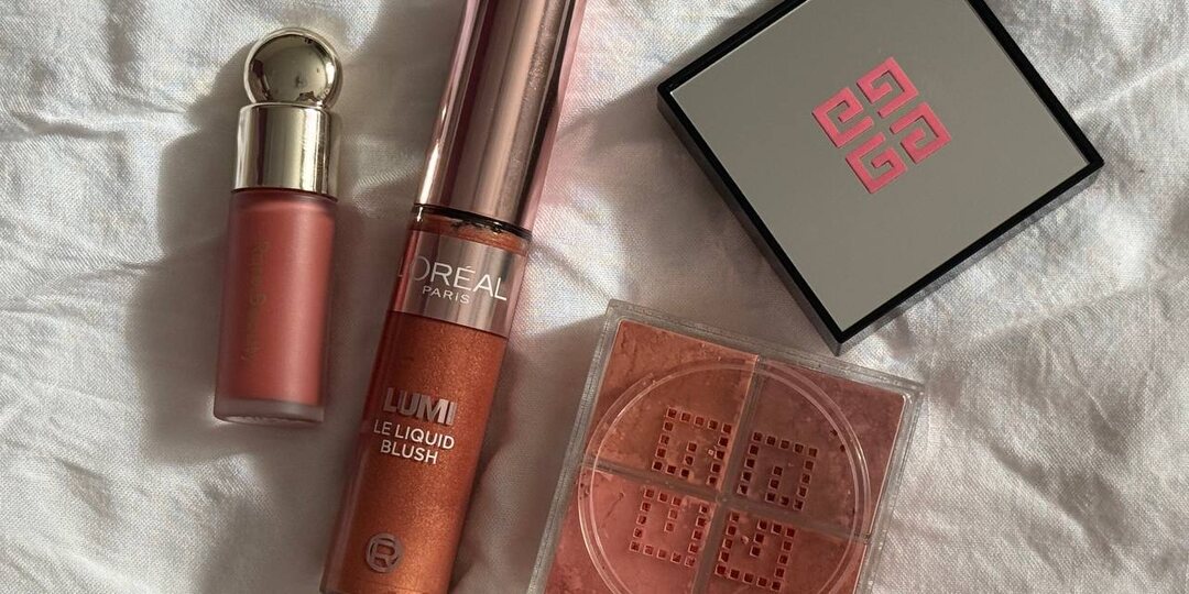 Небольшая подборка персиковых румян