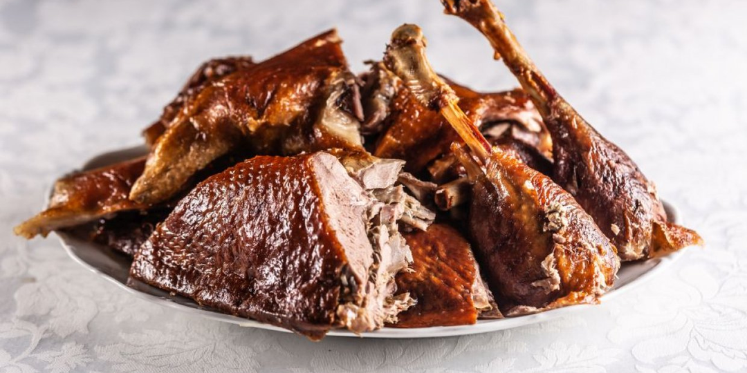 Тушёный гусь кусочками — праздничее блюдо на 14 февраля