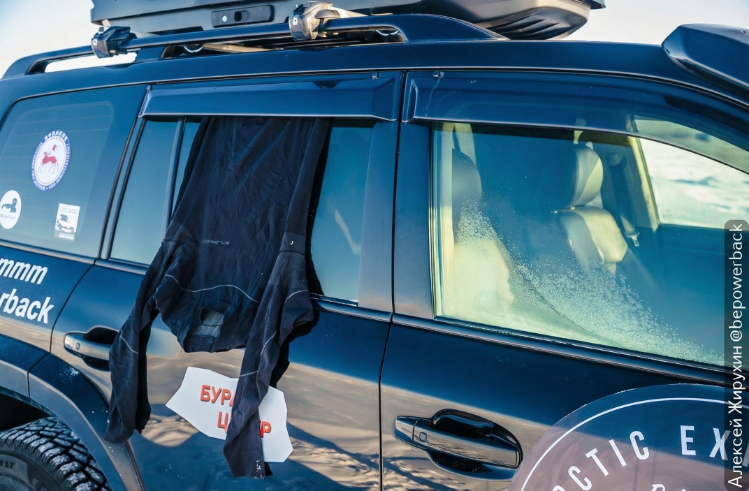 Наш Arctic Trucks  превращается в мобильную химчистку, как только температура падает ниже -40 градусов